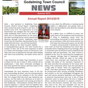Click on this image to open a pdf version of the June 2015 edition of the Town Council's newsletter
