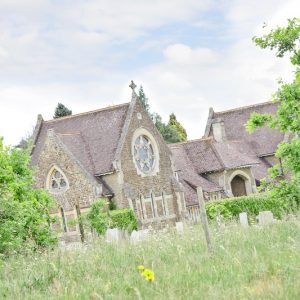 Eashing Cemetery - View of the Chapel from the Natural Burial Area