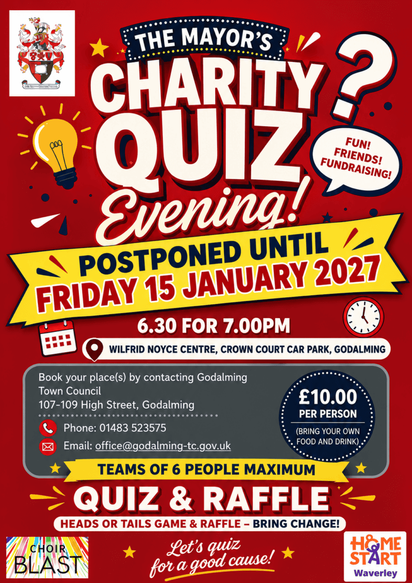 POSTPONED – The Mayor’s Charity Quiz Evening
